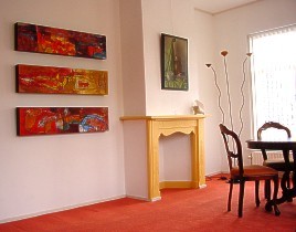 De Noordkamer op de eerste etage is n van de 8 expositieruimtes van Galerie Beeldkracht, die hedendaagse abstracte en figuratieve kunst exposeert van ca. 60 Nederlandse en buitenlandse kunstenaars