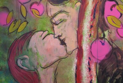 Kunst figuratief - Bieltvedt Kiss under an Apple Tree